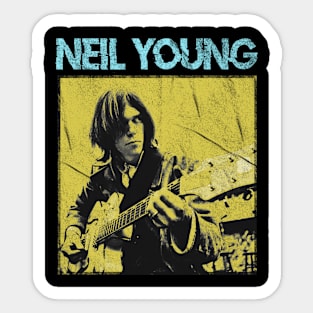 Neil Young - Vintage Sticker